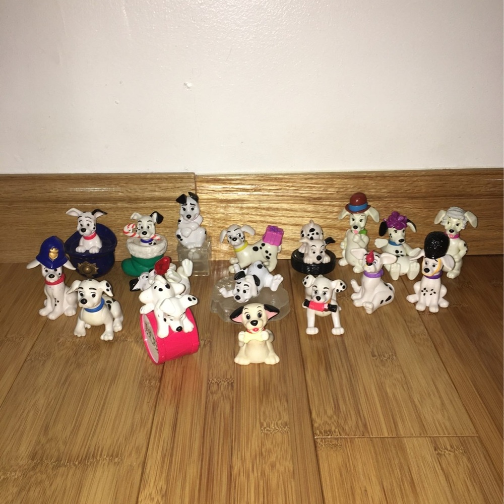 Disney 101 Dalmatians Toy Figures Lot Bundle